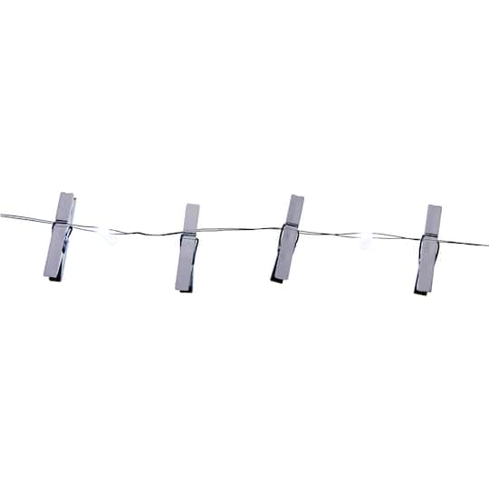 45ct. Cool White LED Silver Clip Lights by Ashland®